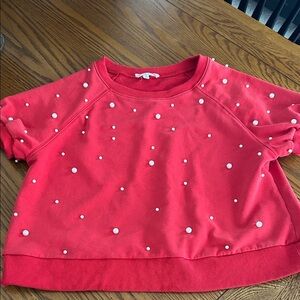 Peach Love California Red Pearl Sweatshirt